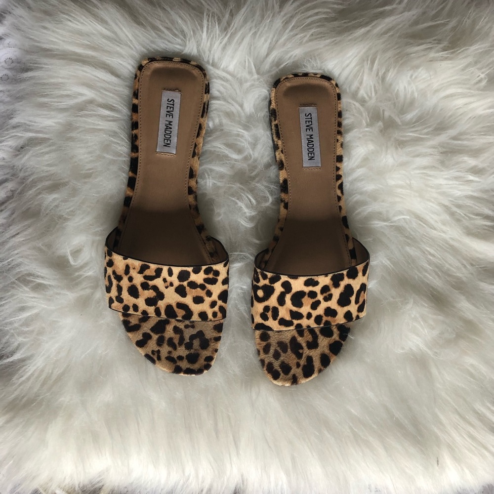 Steve Madden Bev leopard sandals